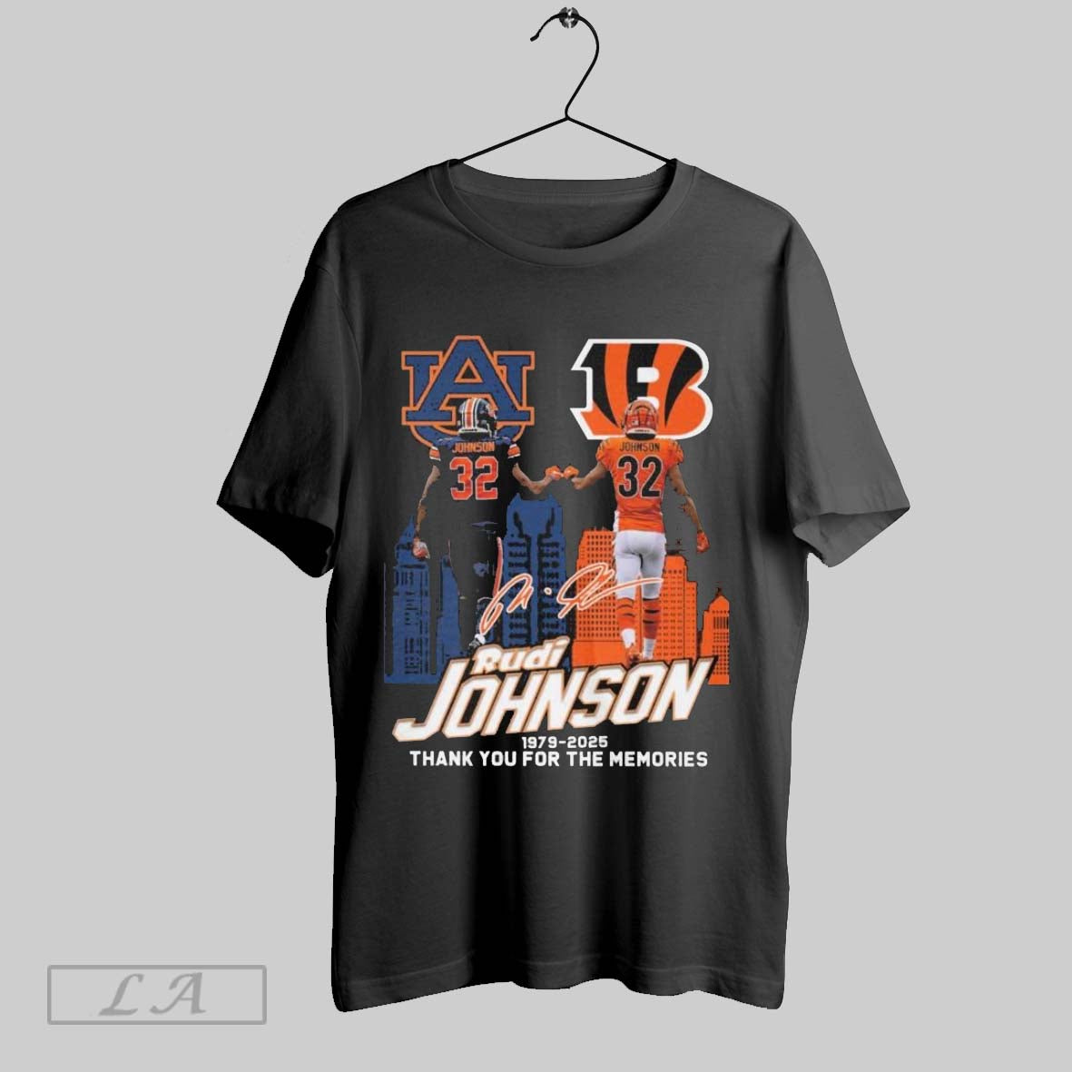 Original Rudi Johnson 1979 2025 Thank You Memories Signature Shirt