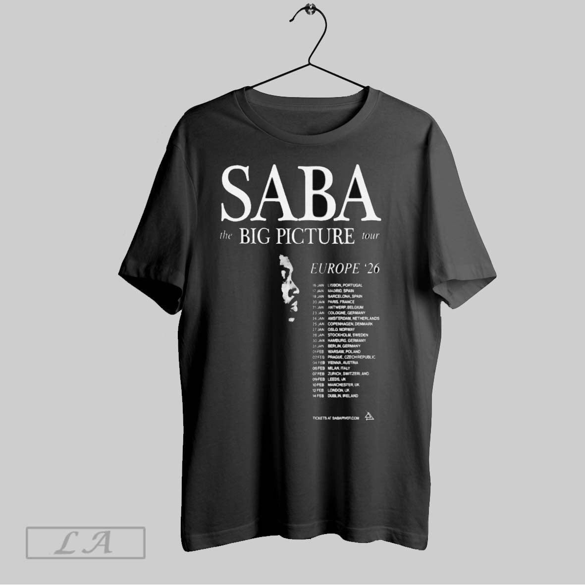 Original Saba Pivot Big Picture 2026 Tour Dates Tank Top Designer