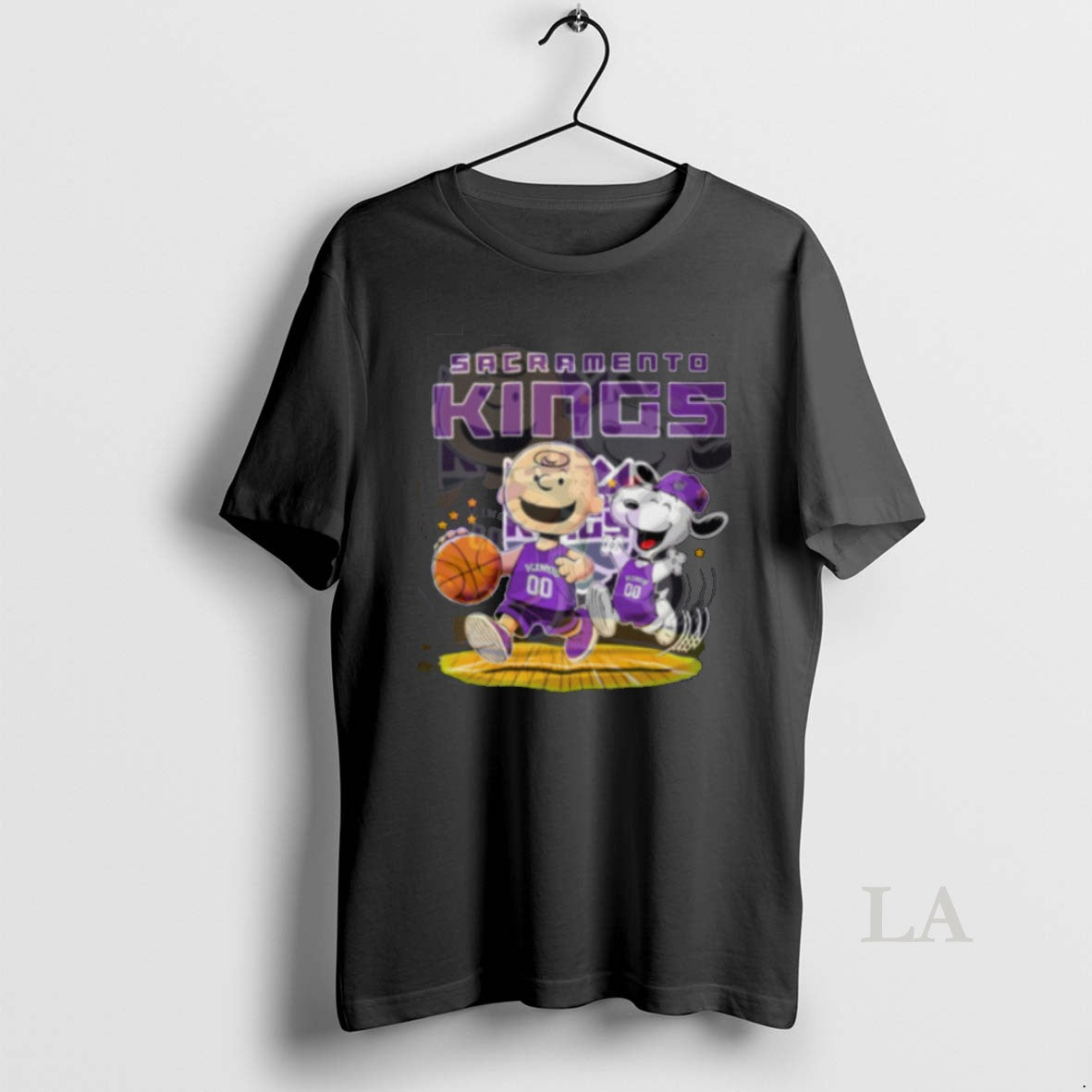 Original Sacramento Kings X Charlie Brown And Snoopy Playing