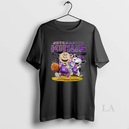 Original Sacramento Kings X Charlie Brown And Snoopy Playing