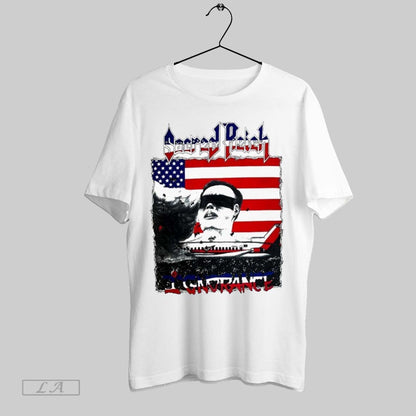 Original Sacred Reich Ignorance American Flag Shirt Trendy Art
