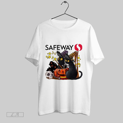 Original Safeway X Black Cat Witch Halloween 2025 Tee Stylish Gift