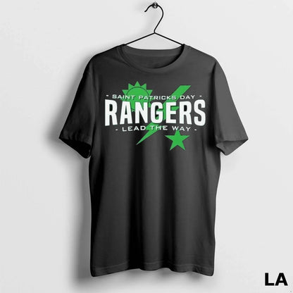 Original Saint Patricks Day Rangers Lead Way Tee Unique Art