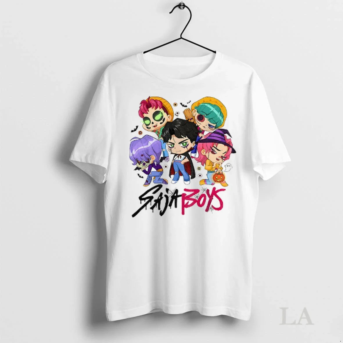 Original Saja Chibi K Pop Demon Hunters Halloween 2025 TShirt Vintage
