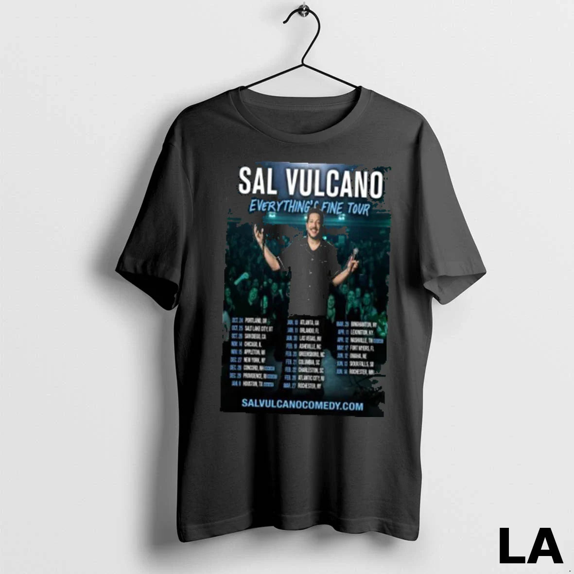 Original Sal Vulcano Everythings Fine Tour 2025 2026 TShirt Unique