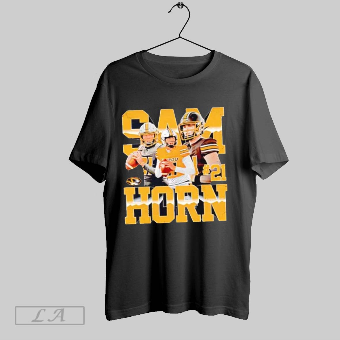 Original Sam Horn Picture Collage Mizzou Tigers Shirt Retro Merch