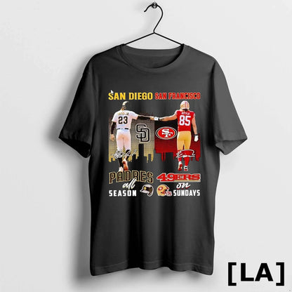 Original San Diego Padres All Season Sf 49Ers Sundays City Skyline