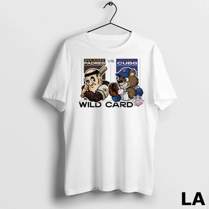 Original San Diego Padres Vs Chicago Cubs 2025 Nl Wild Card Mascot