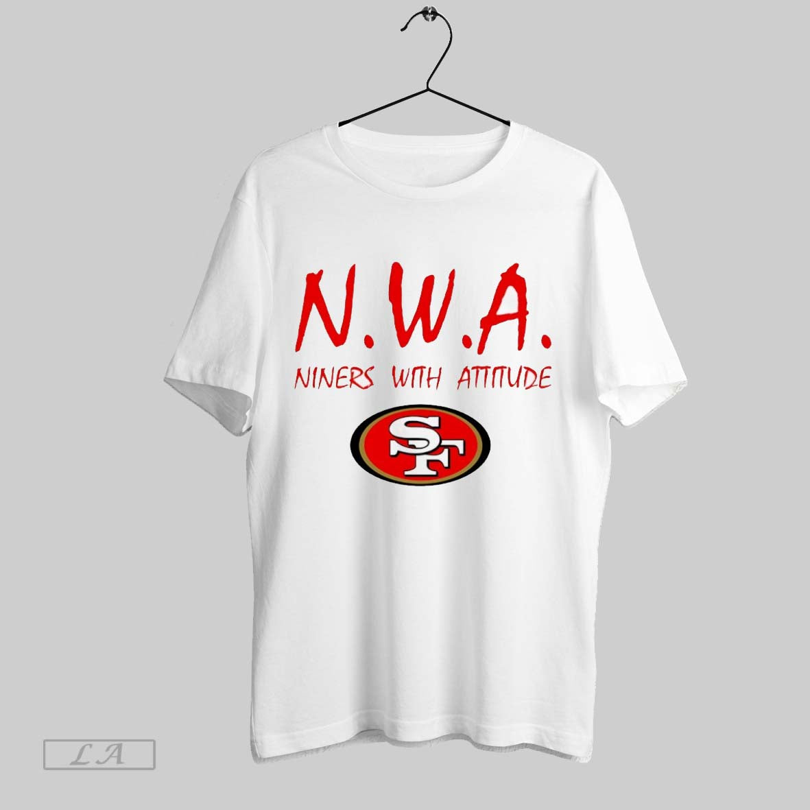 Original San Francisco 49Ers N W Niners Attitude Hoodie Stylish