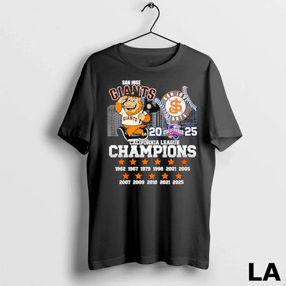 Original San Jose Giants Mascot California League Champions 2025