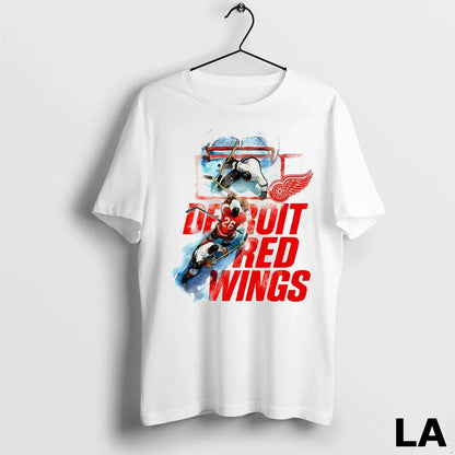Original Sana X Detroit Red Wings Hockey Hoodie Vintage Art