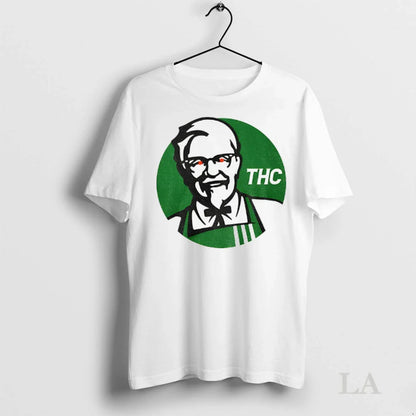 Original Sanders Thc Kfc Parody Logo Long Sleeve Elegant Art