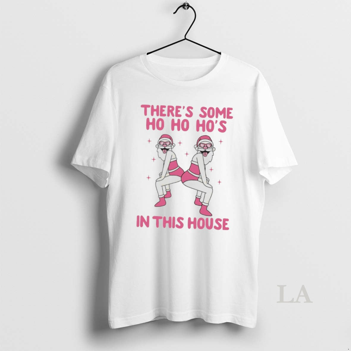 Original Santa Theres Some Ho Ho Hos This House 2025 Sweatshirt