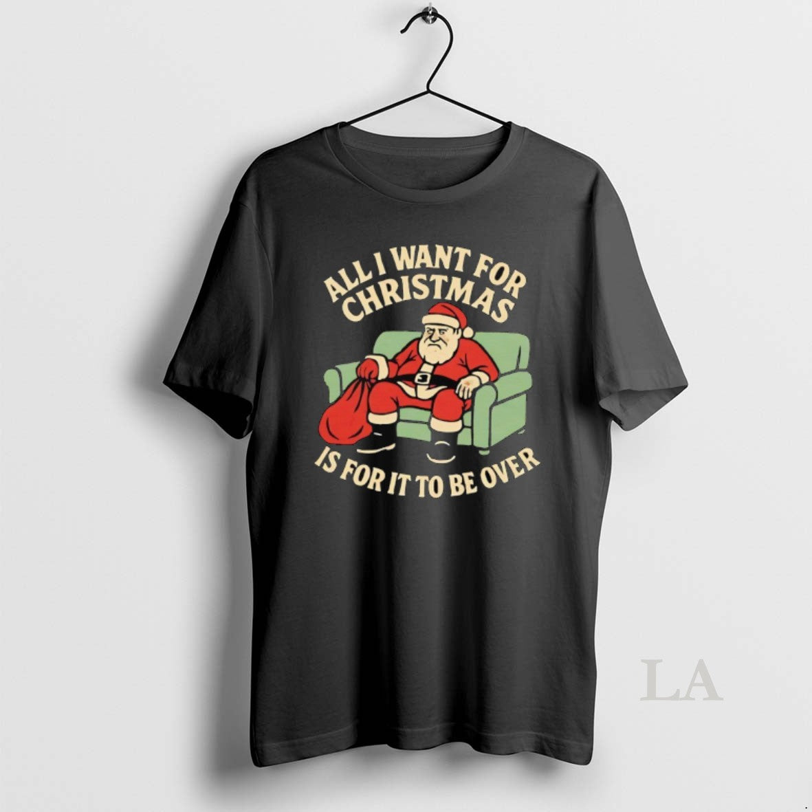 Original Santa All I Want Is It To Be Over Tank Top Vintage Gift