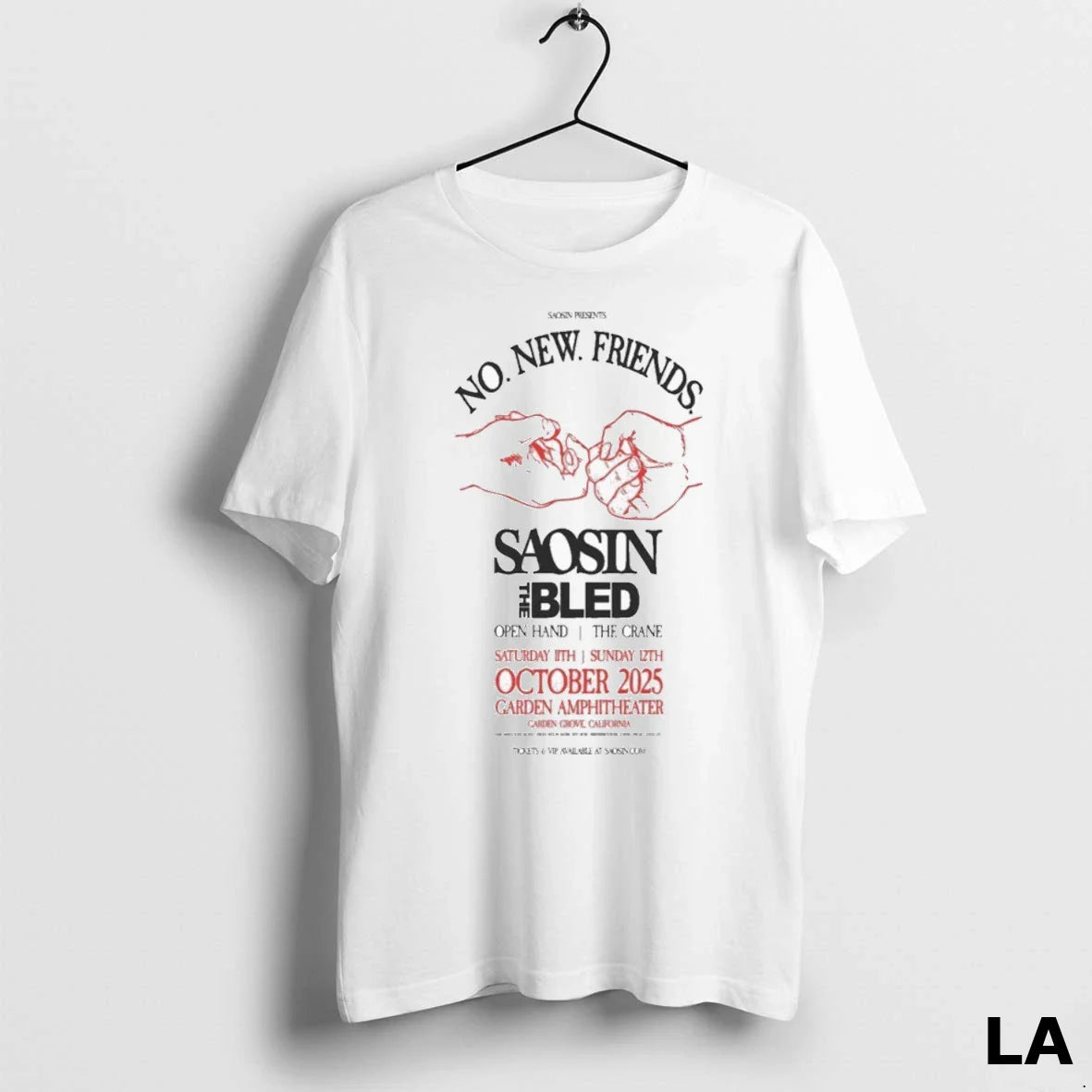 Original Saosin Bled Garden Amphitheatre Oct 11 2025 Garden Grove Ca