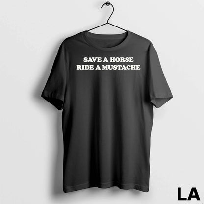 Original Save Horse Ride Mustache Sweatshirt Modern Style