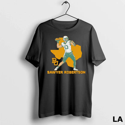 Original Sawyer Robertson Star State Baylor Bears Shirt Retro Merch