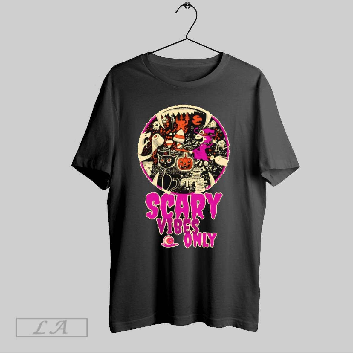 Original Scary Vibes Only Halloween Sweatshirt Classic Design