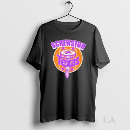 Original Screwston Texas TShirt Retro Apparel