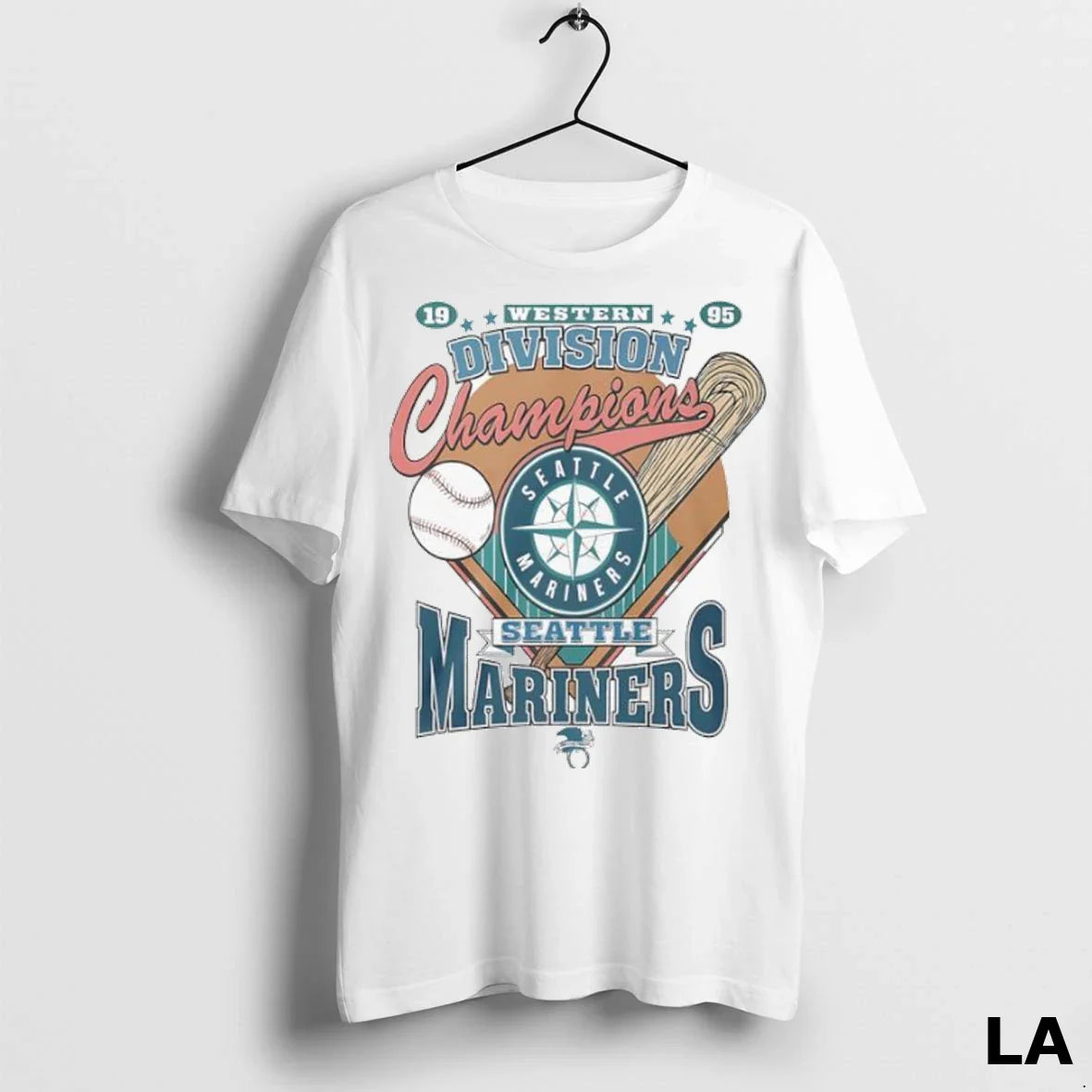 Original Seattle Mariners 1995 Western Division Champions Logo Ladies