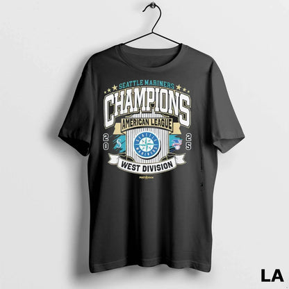 Original Seattle Mariners 2025 Al West Division Champions Celebration