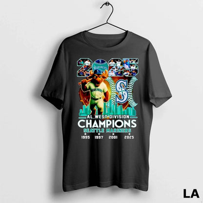 Original Seattle Mariners 2025 Al West Division Champions Mascot