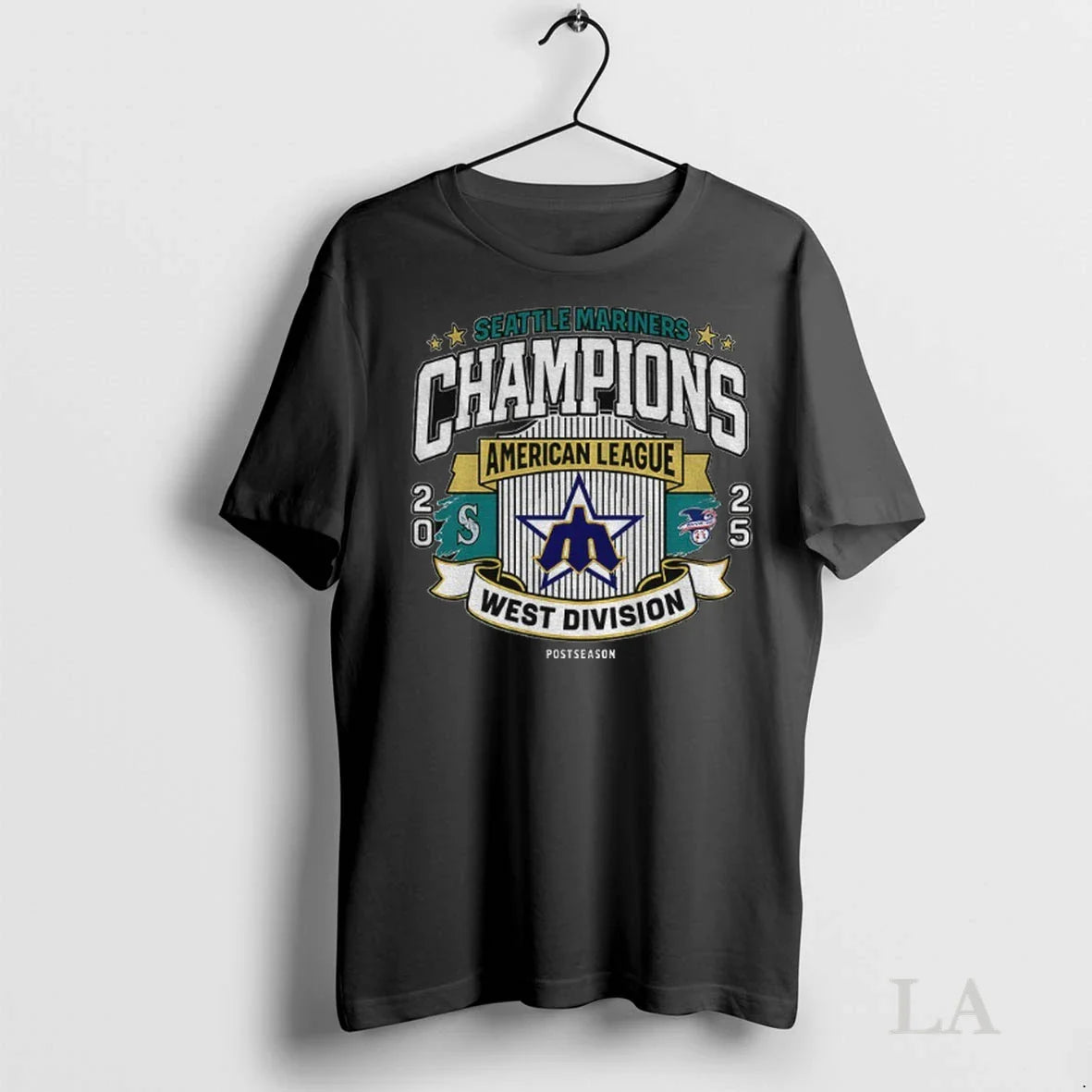Original Seattle Mariners 4X Al West Division Champions 2025 Hoodie