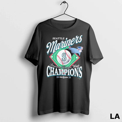 Original Seattle Mariners American League West Champions Mlb