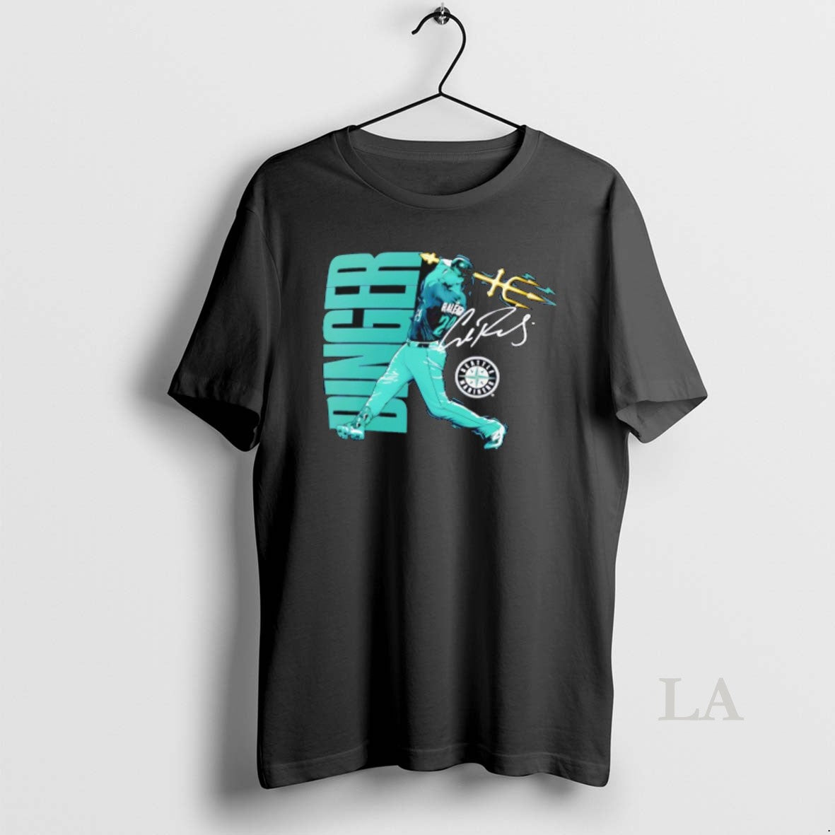 Original Seattle Mariners Cal Raleigh Trident Swing Long Sleeve