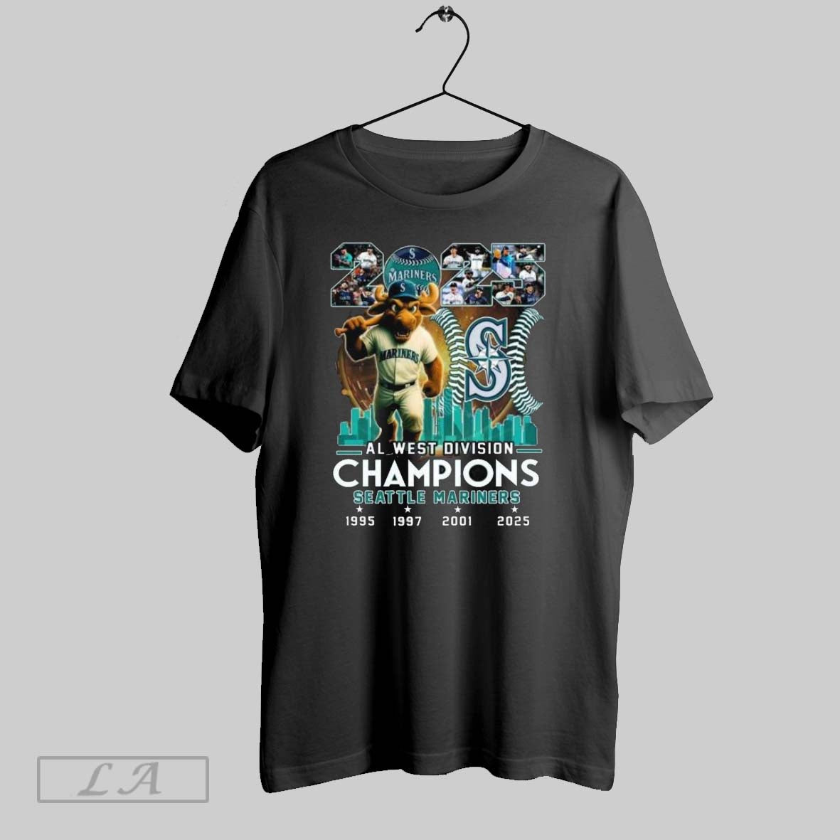 Original Seattle Mariners Champ Al West 2025 Mascot Skyline Long