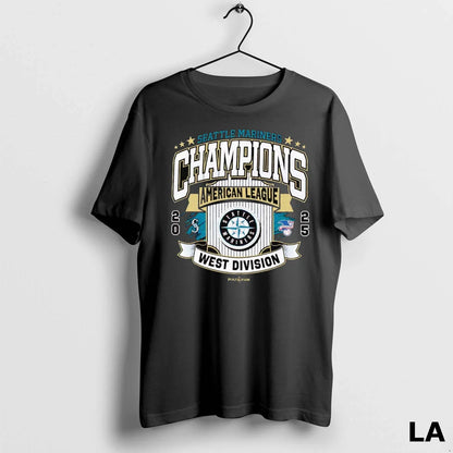 Original Seattle Mariners Champions Al West Division 2025 Hoodie