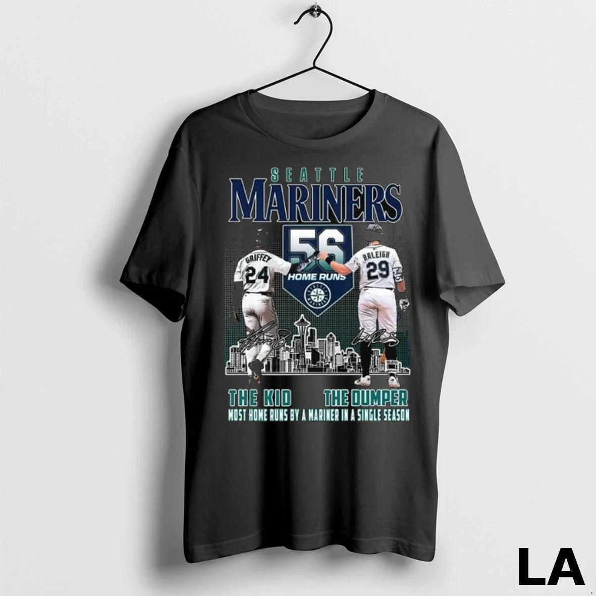 Original Seattle Mariners Griffey Raleigh 56 Home Runs Dumper Most