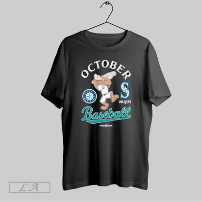 Original Seattle Mariners Mascot October Baseball 2025 Mlb Postseason