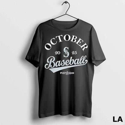 Original Seattle Mariners October Baseball 2025 Postseason Tridents