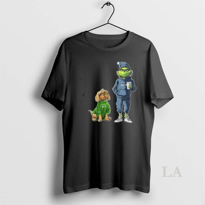 Original Seattle Seahawks Grinch And Dog Football 2025 Long Sleeve