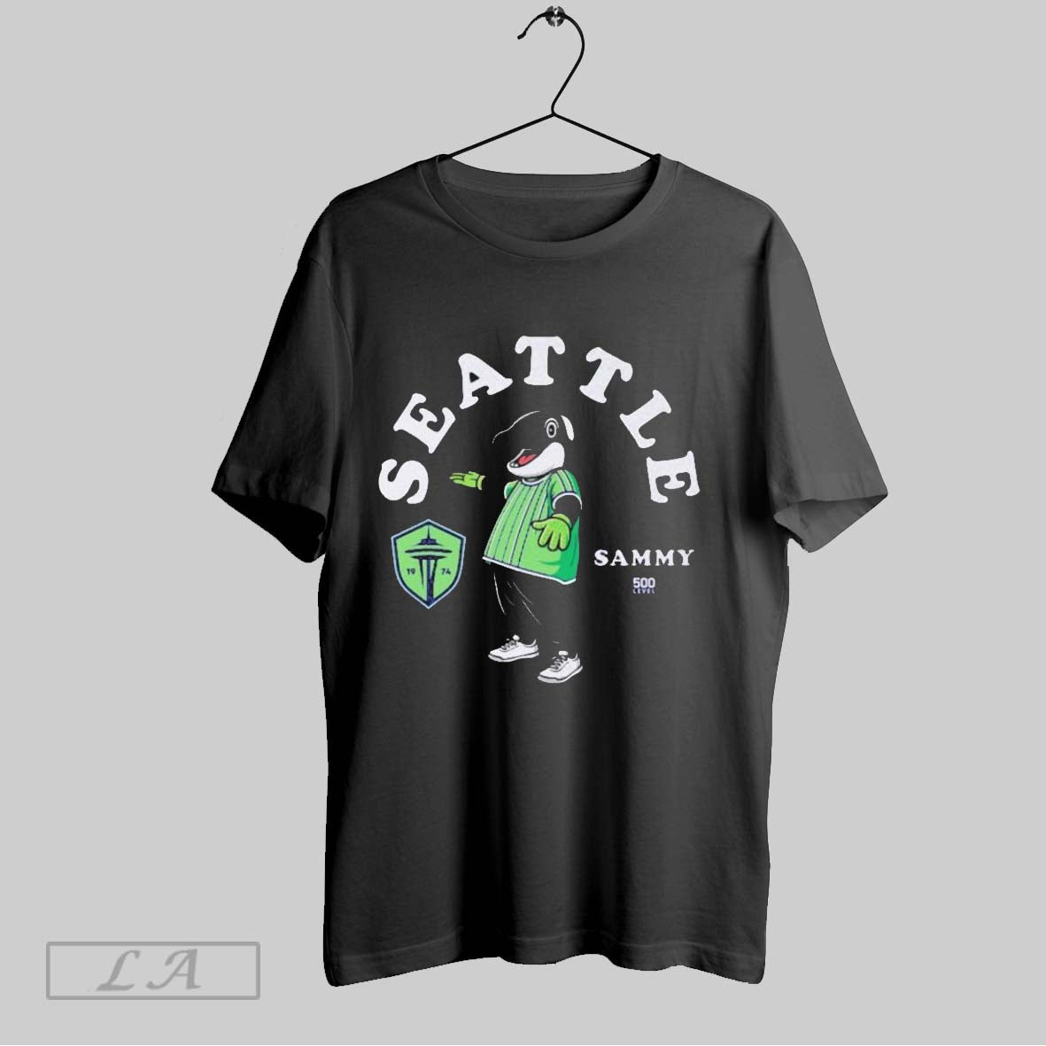 Original Seattle Sounders Fc Mascot Sammy Long Sleeve Elegant Design