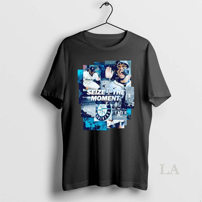 Original Seize Moment Seattle Mariners Shirt Vintage Art