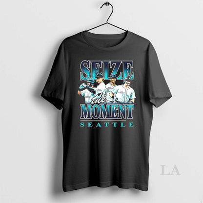 Original Seize Moment Seattle Mariners Baseball Signature Long Sleeve