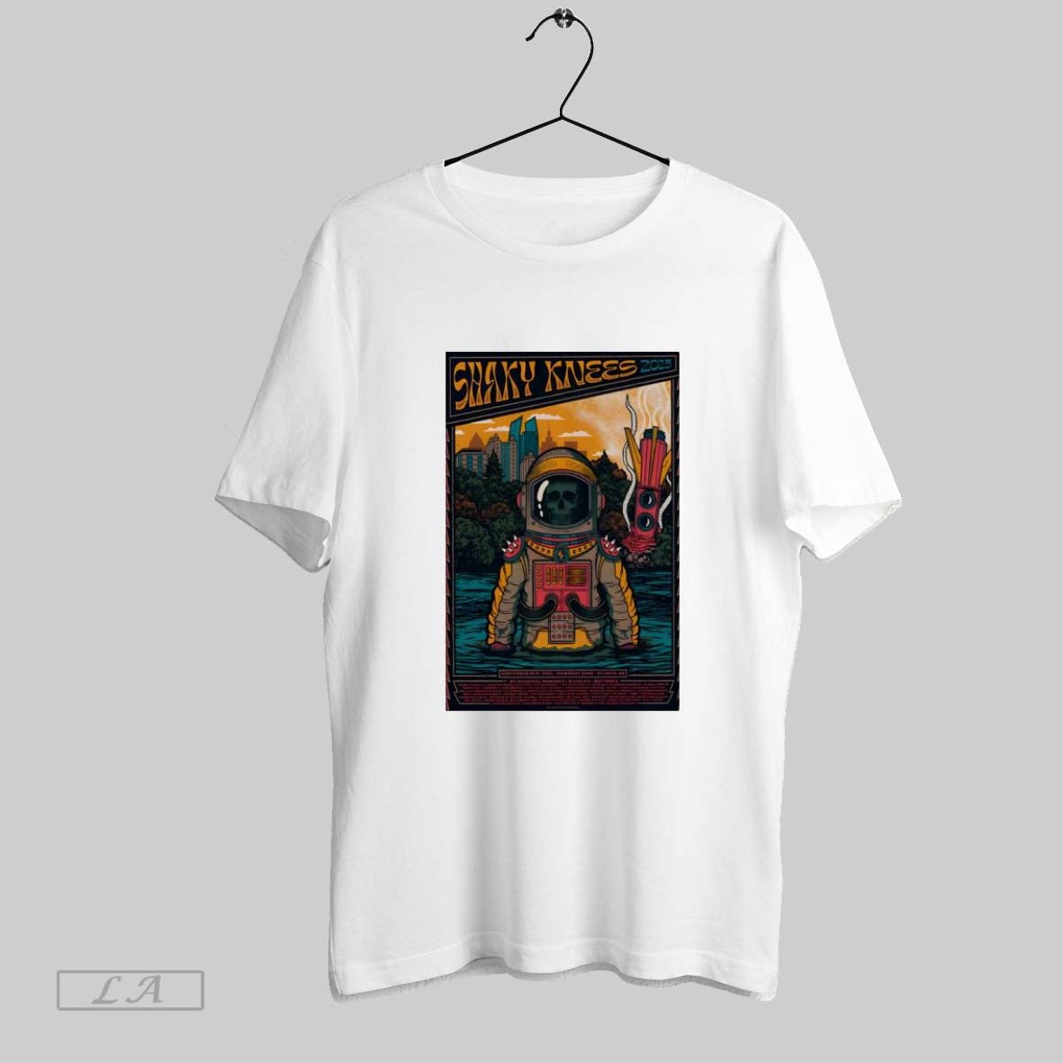 Original Shaky Knees Festival 2025 Ladies TShirt Retro Outfit