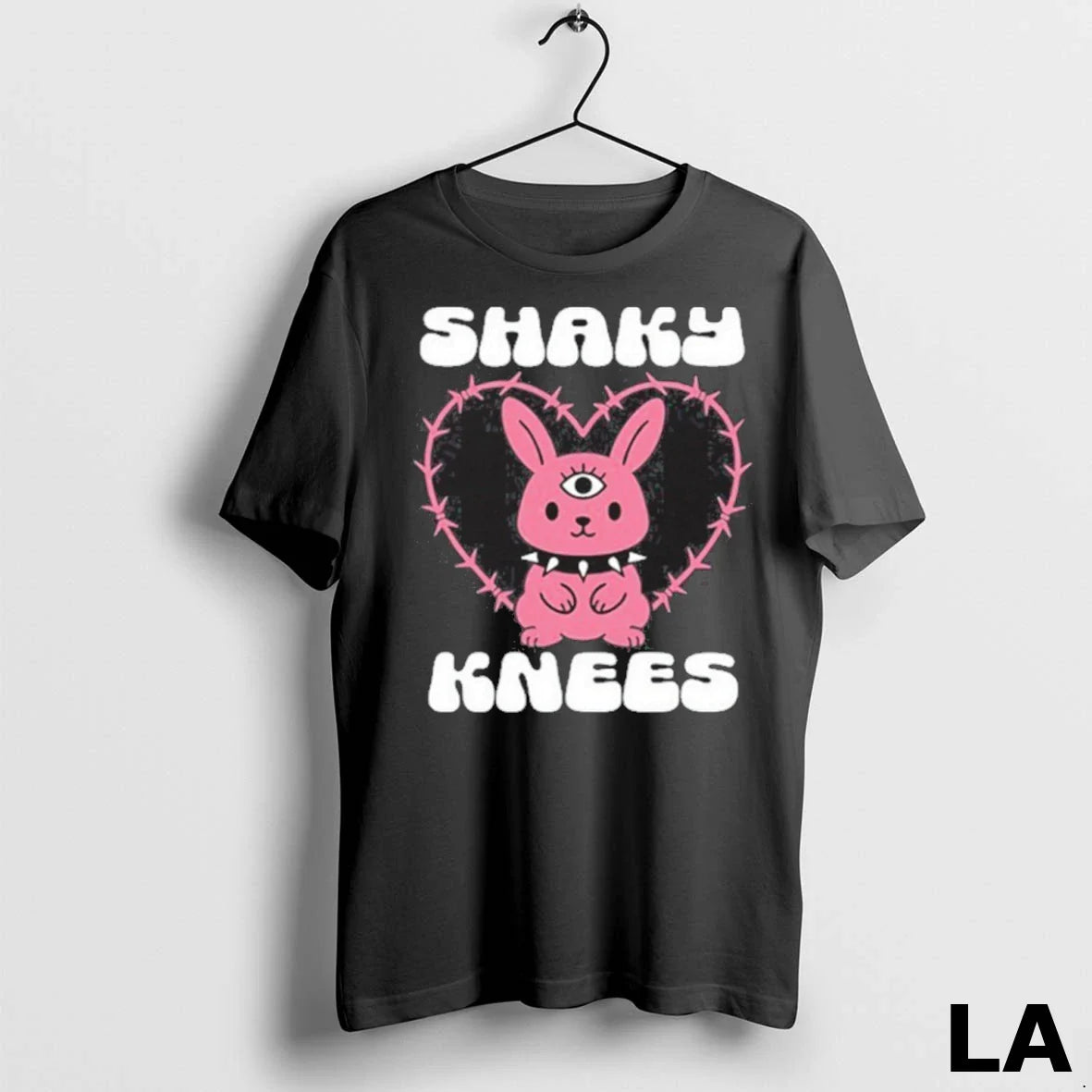 Original Shaky Knees Festival Bunny Lineup Crop Shirt Vintage Outfit