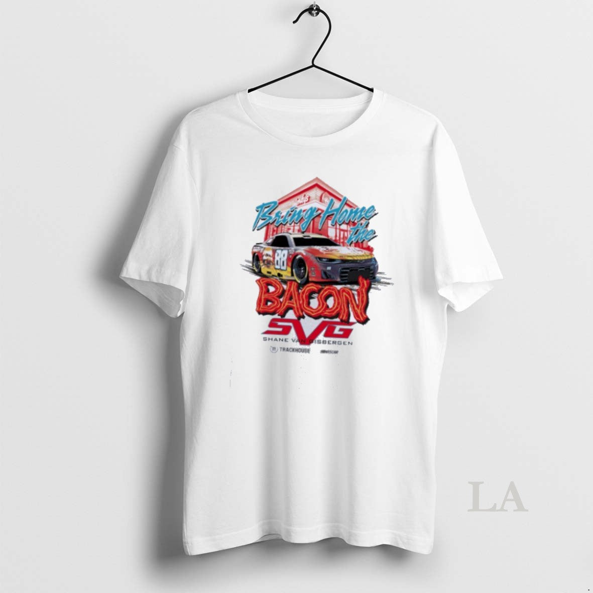 Original Shane Van Gisbergen 88 Bring Home Baconator Trackhouse Tee