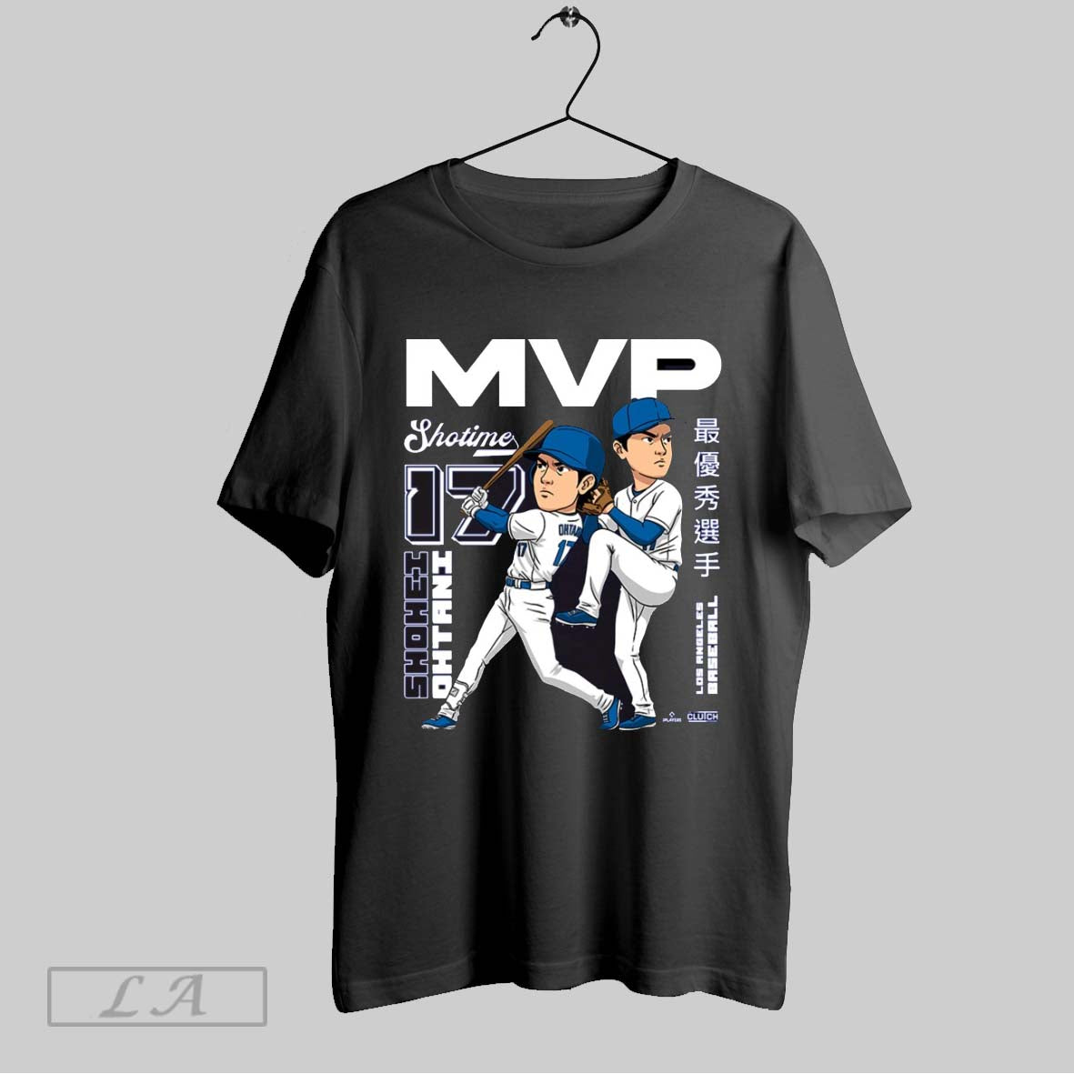 Original Shohei Ohtani Dual Threat Mvp 17 Los Angeles Dodgers Mlb