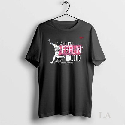 Original Shohei Ohtani Los Angeles Dodgers And Im Feelin Good Hoodie
