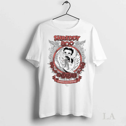 Original Shreddy Boo Gonna Cut You Up Wreath Red Roses Ladies