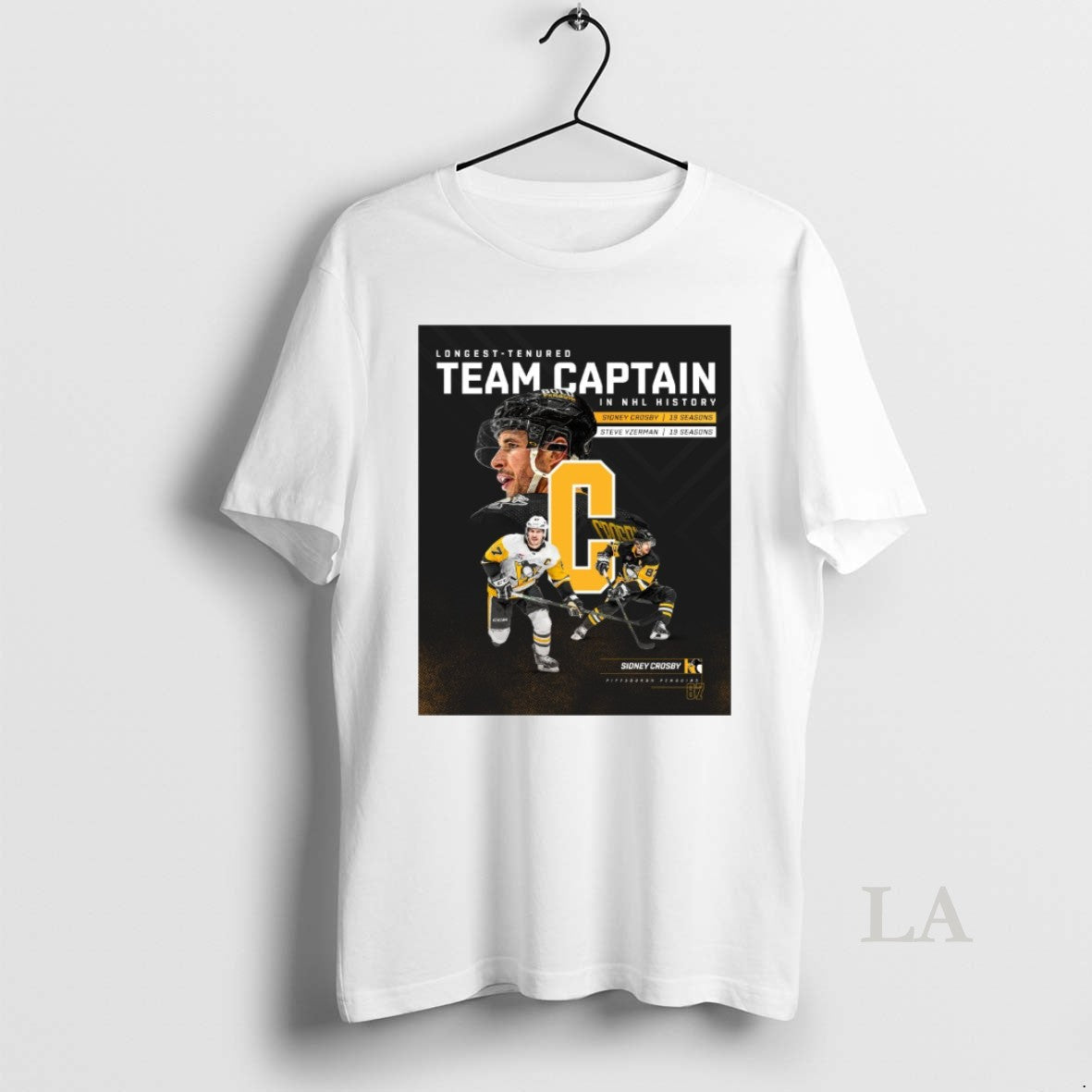 Original Sidney Crosby Longest Tenured Team Captain Pittsburgh