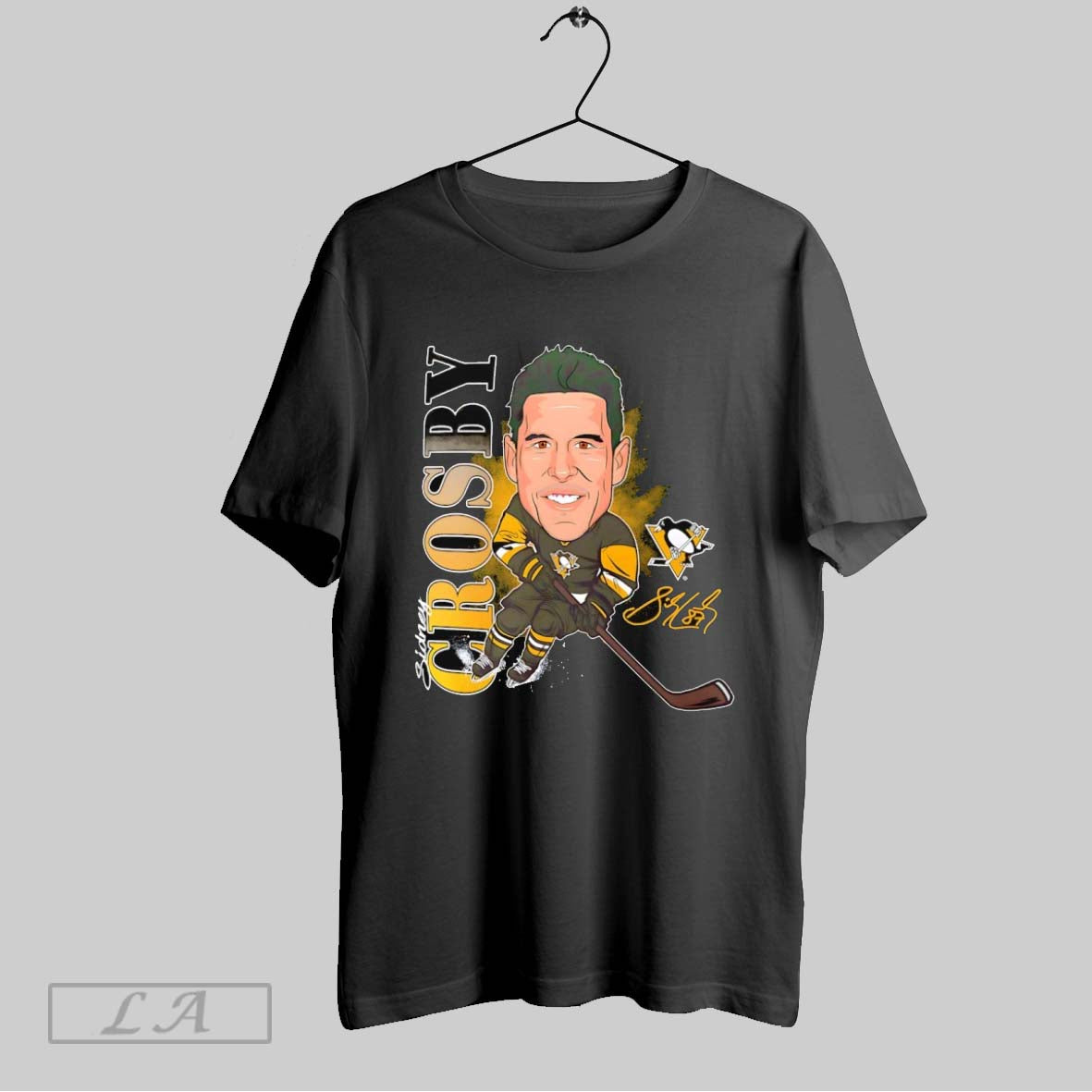 Original Sidney Crosby Pittsburgh Penguins Hockey Caricature Player