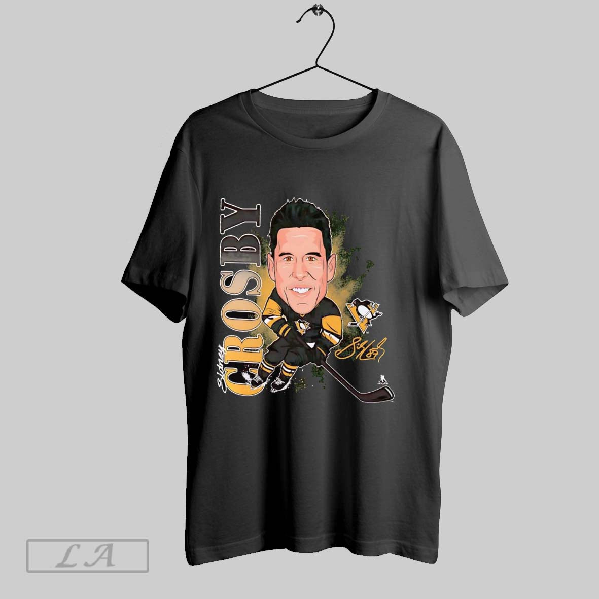 Original Sidney Crosby Caricature Player Signature Pittsburgh