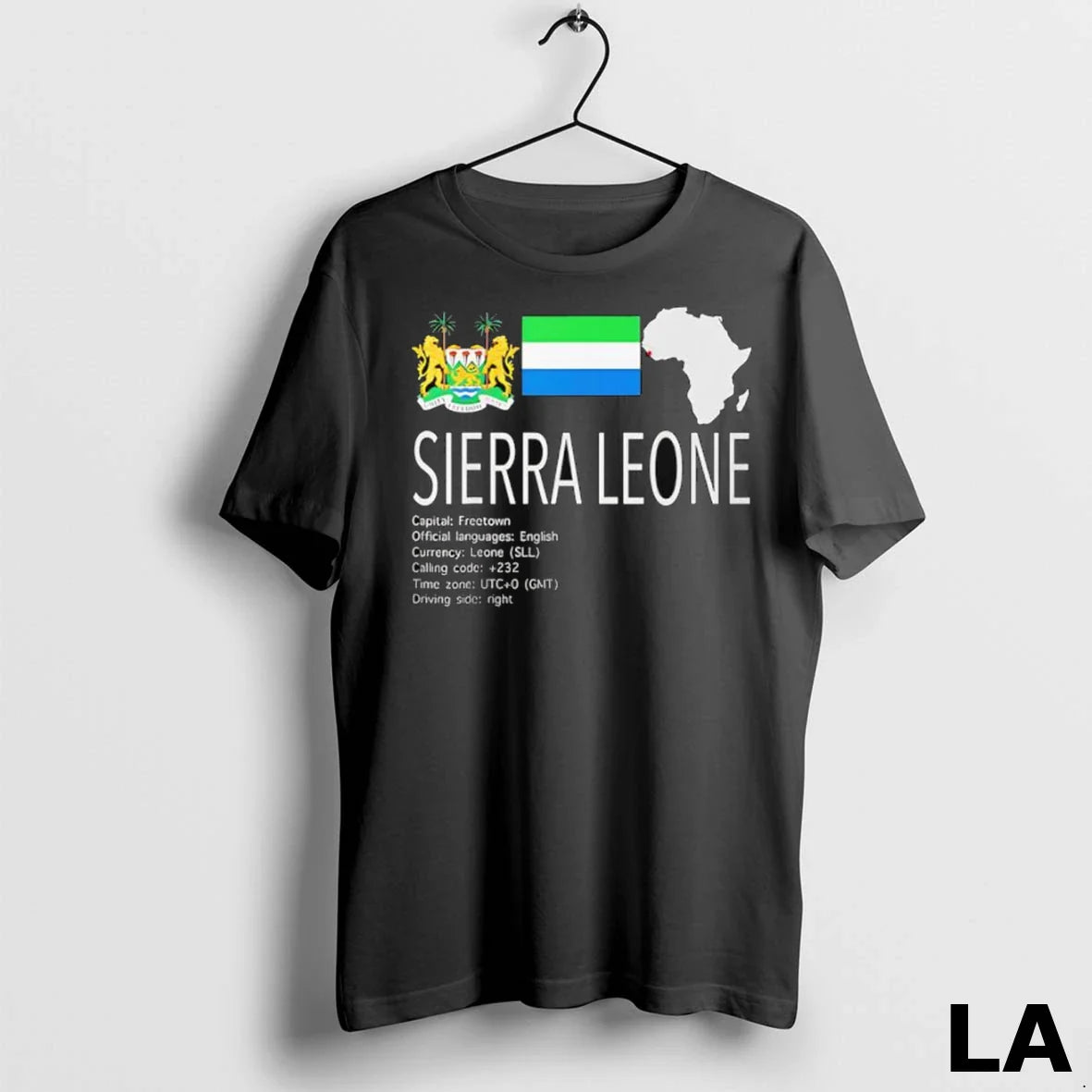 Original Sierra Leone Logo Flag And Map Sweatshirt Exclusive Style