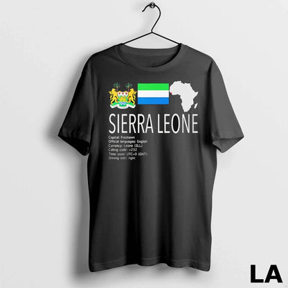 Original Sierra Leone Logo Flag And Map Sweatshirt Exclusive Style