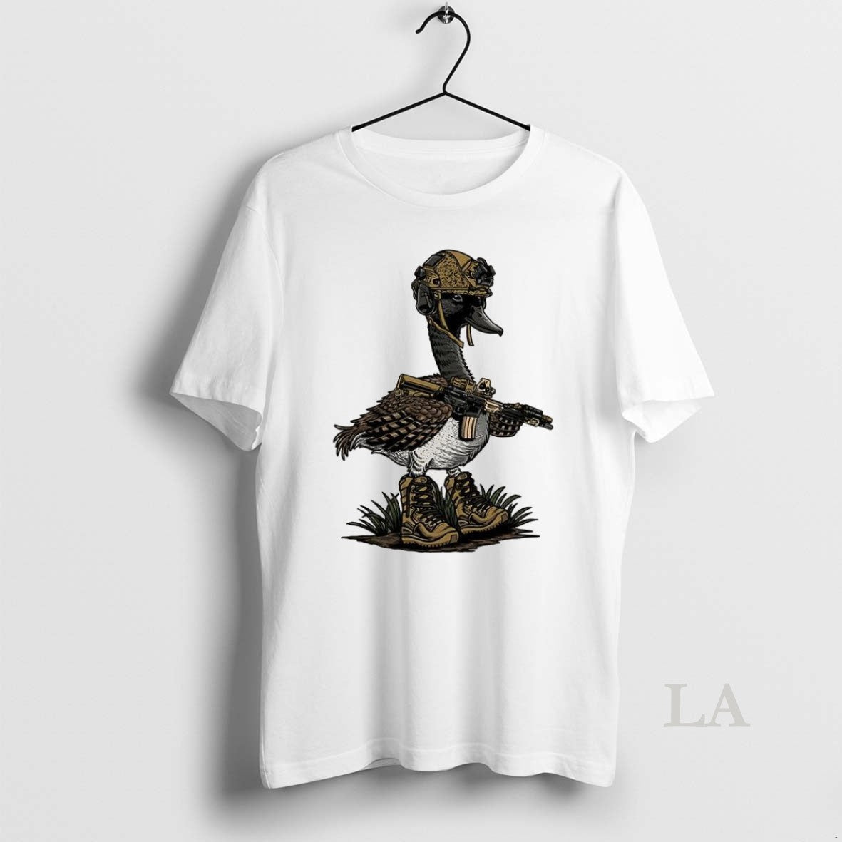 Original Silly Goose Gun TShirt Retro Fashion